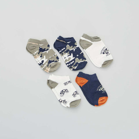 Chaussettes invisibles - Lot de 5