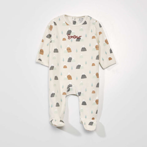 Pyjama dors-bien en velours