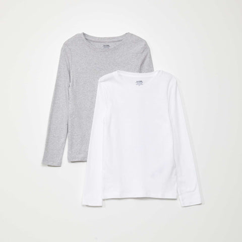 Blanc/gris