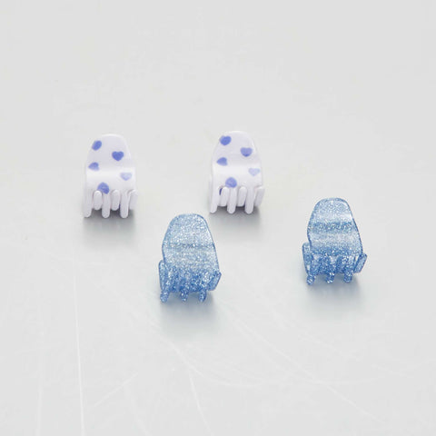 Lot de 4 pinces crabes