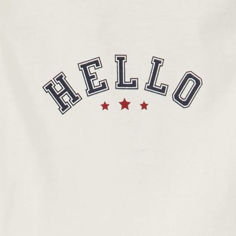 Ensemble tee-shirt imprimé + pantalon french terry