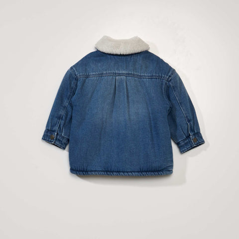 Blouson en jean doublée en jersey
