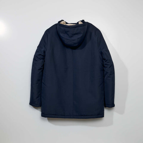 Parka à capuche doublée effet moutonné