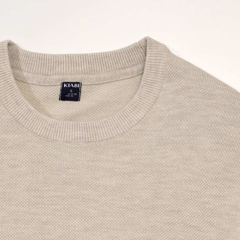 Pull en maille nid d'abeille