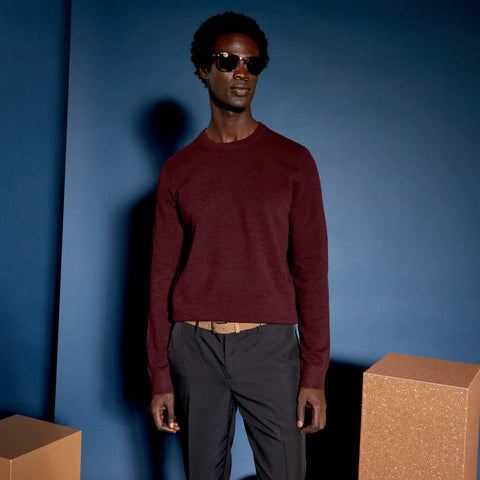 Pull en maille nid d'abeille