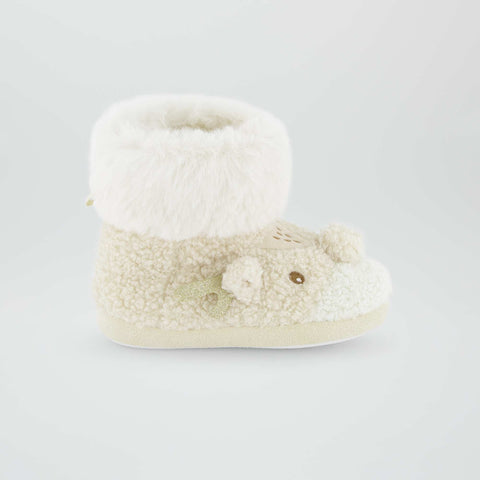 Chaussons boots 'Renne de Noël'