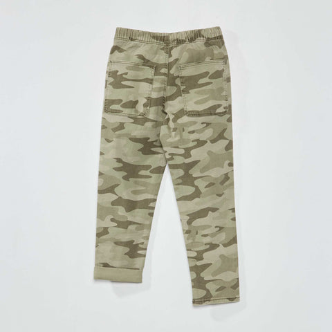 Pantalon jogger en twill