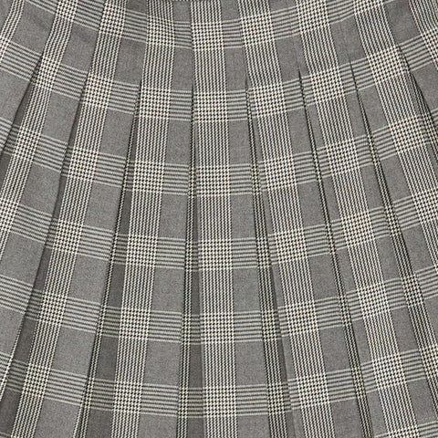 Jupe plissée imprimé tartan