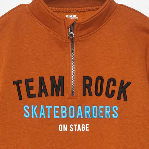Sweat col camionneur en molleton