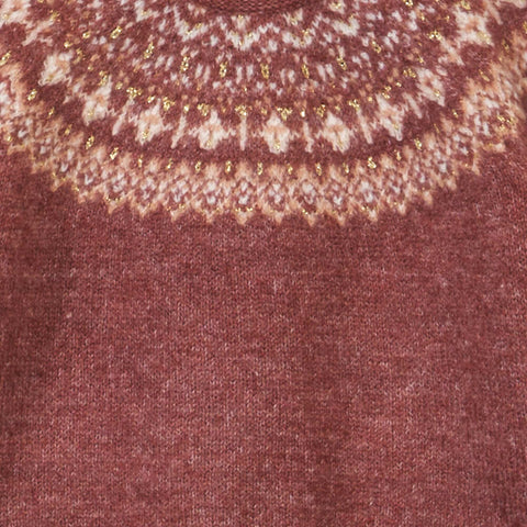 Pull en maille jacquard douce