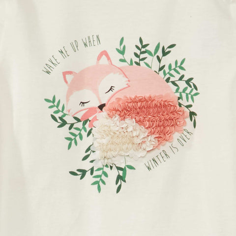 T-shirt imprimé manches longues