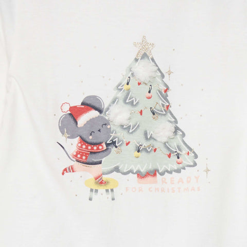 T-shirt imprimé manches longues