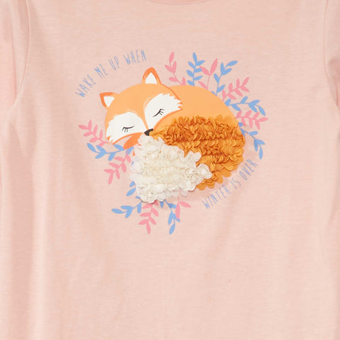 T-shirt imprimé manches longues