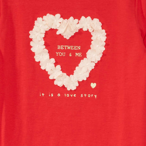 T-shirt imprimé manches longues