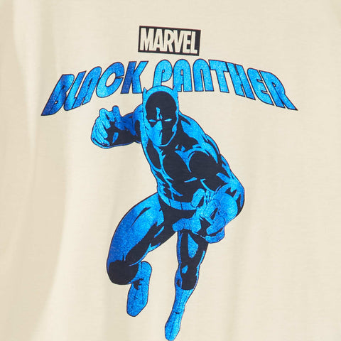T-shirt à manches longues avec imprimé 'Marvel'