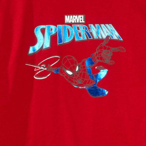 T-shirt à manches longues avec imprimé 'Marvel'