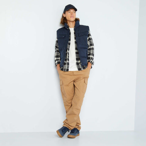Chemise à carreaux en flanelle