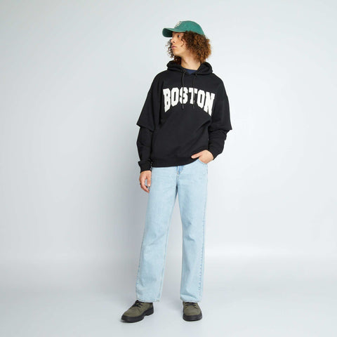 Sweat à capuche 'Boston' en molleton