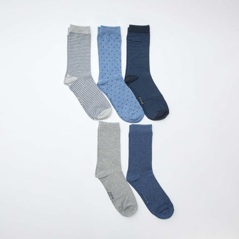 Lot de 5 paires de chaussettes fantaisies