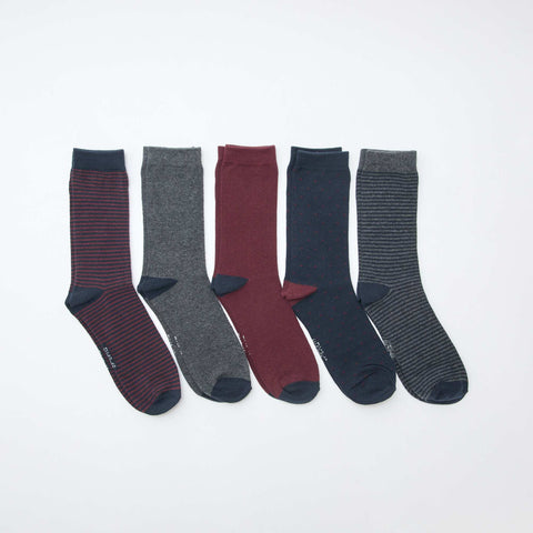 Lot de 5 paires de chaussettes fantaisies