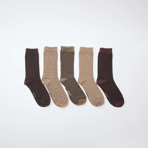 Lot de 5 paires de chaussettes fantaisies