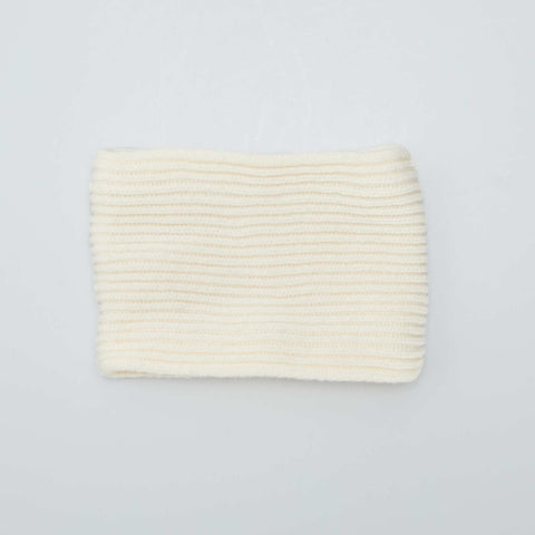 Snood côtelé