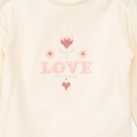 Tee-shirt imprimé 'love'