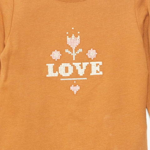 Tee-shirt imprimé 'love'