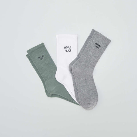 Vert/blanc/gris