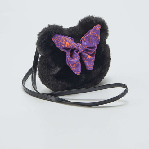 Sac en fausse fourrure 'Mnnie' 'Halloween'