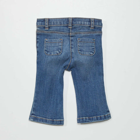 Pantalon droit en denim