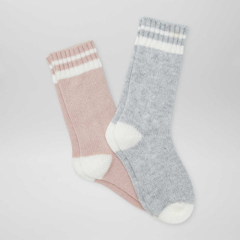 Rose/gris