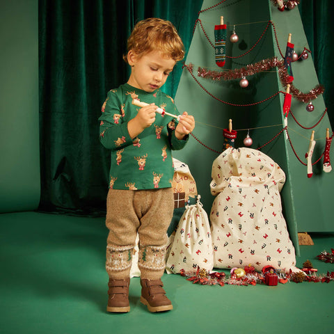 T-shirt de Noël avec cerf