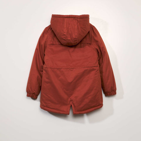 Parka capuche avec fourrure