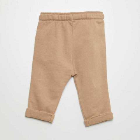 Pantalon jogging en french terry