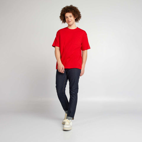 Tee-shirt uni à coupe large