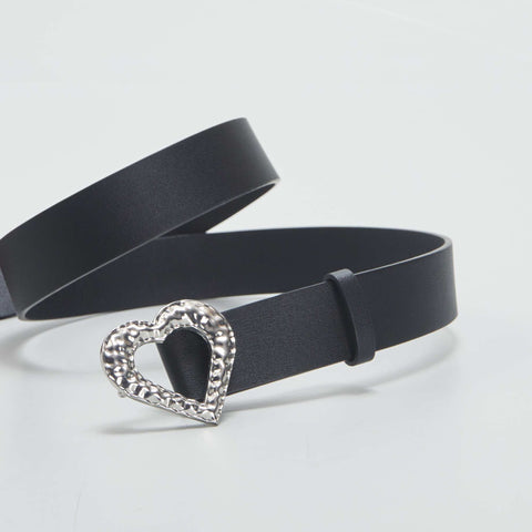 Ceinture avec boucle en forme de 'cœur'