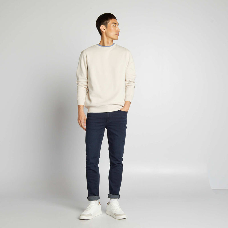 Jean slim stretch - L32 – Bleu foncé – Kiabi Maroc