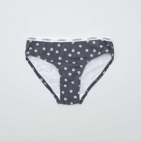 Lot de 4 culottes imprimées