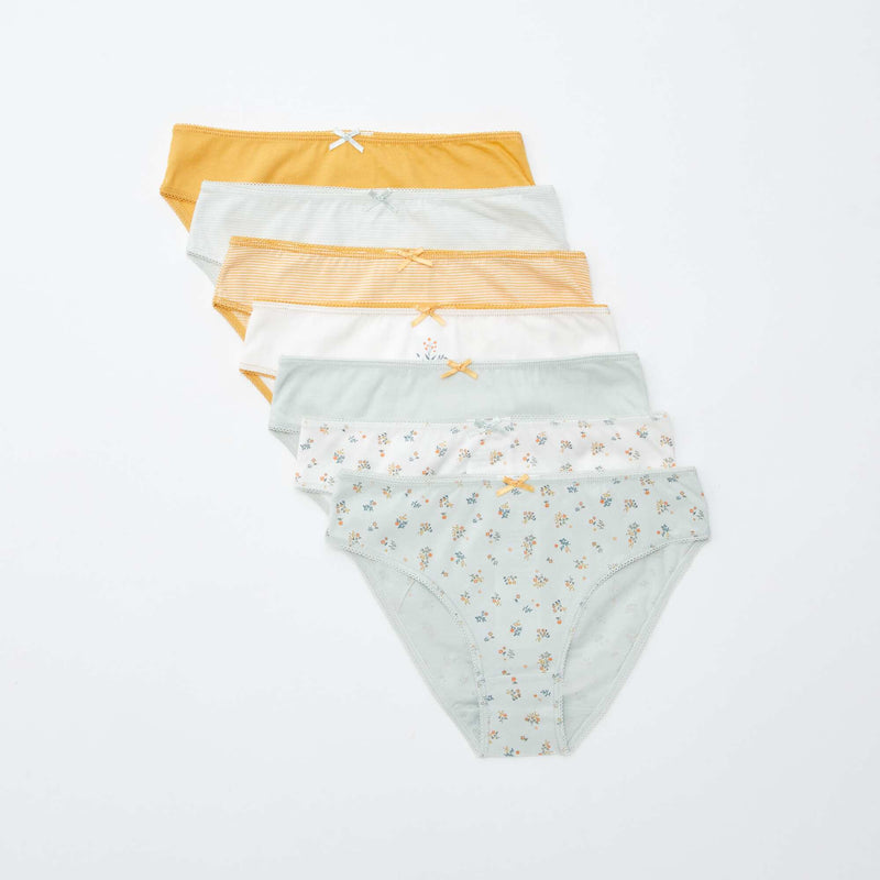 Lot de 7 culottes – Jaune – Kiabi Maroc