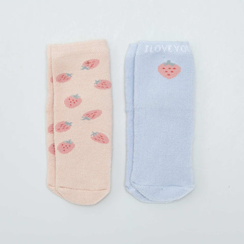 Rose/bleu