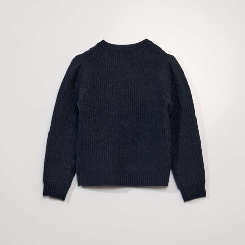Pull point mousse maille ajourée