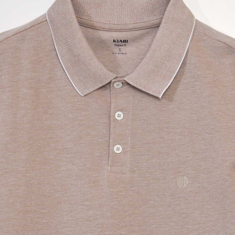 Polo en piqué de coton