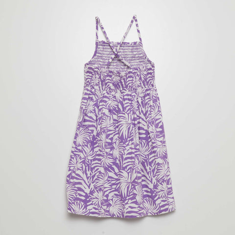 Robe avec fines bretelles