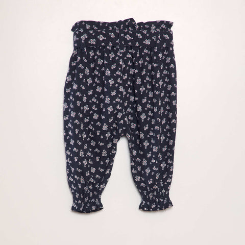 Pantalon sarouel à motif