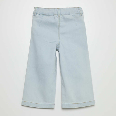 Jean large ajustable à la taille
