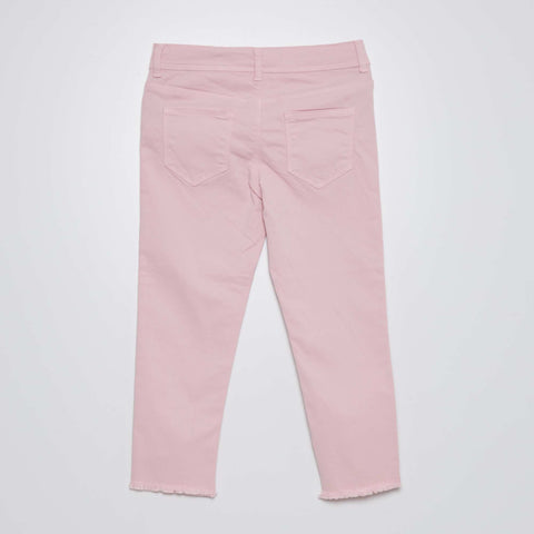 Pantacourt skinny à taille haute