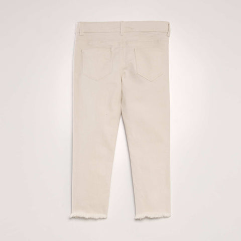Pantacourt skinny à taille haute