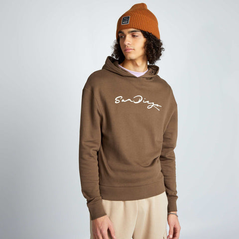 Sweat à capuche imprimé