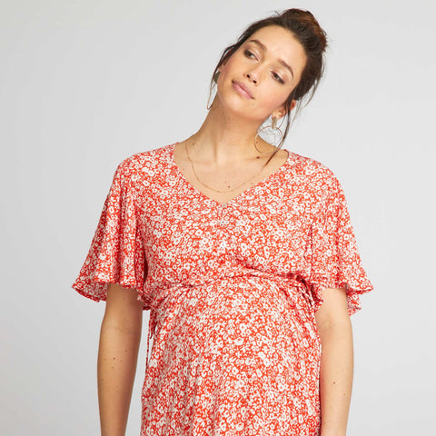 Robe longue de maternité